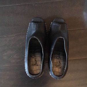 Sam edelman open toe booties